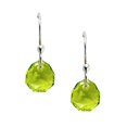 thumbnail image 4 of Juego de aretes y cadena con dije corte Majestic ZVEZDA plata mexicana ley .925 Citrus Green, 4 of 5