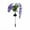 Purple PP, variant on PPgejGEK Solar Powered LED Multi-Head Wisteria Flower Garden Light, Waterproof Purple Plastic Stake Lamp for Outdoor Yard Patio Decoration