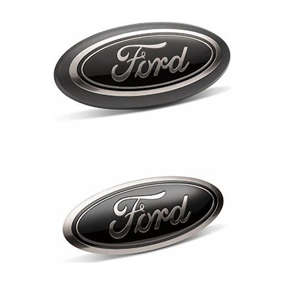 Fits 2018-2023 Ford F-150 Ford Performance Emblem M-1447-F15B Ford Logo; Black; Oval; Without Camera