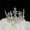 Silver, variant on 3.7 oz Medium Crown Cake Topper - Silver