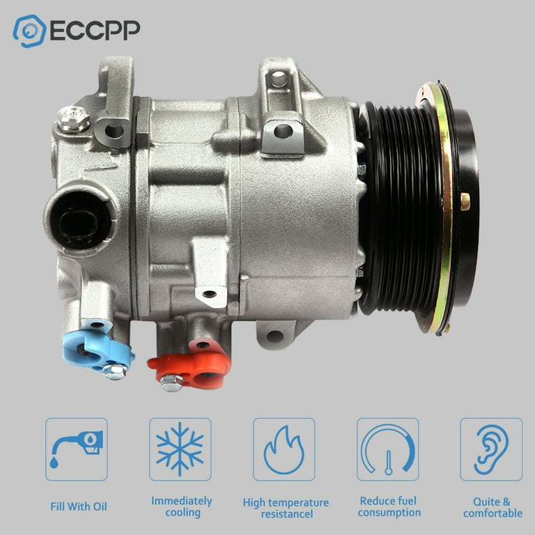 ECCPP CO 11178JC 8831006240 For 07 09 Toyota Camry 06 08 RAV4 2.4L AC Compressor Fits select 2007 2008 TOYOTA CAMRY LE XLE SE 2009 TOYOTA CAMRY