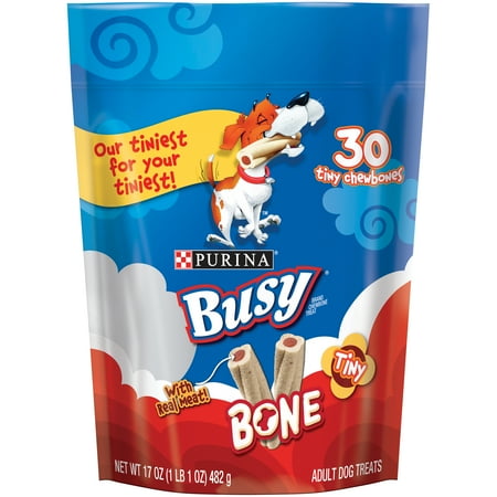 - Purina Busy Bone Tiny Dog Treats 17 oz. Pouch