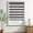 Grey, variant on AOSKY Cordless Zebra Blinds for Windows, Day and Night Pull Down Roller Shades, 23"W x 72"H, Easy Install Dual Layer Light Filtering, White