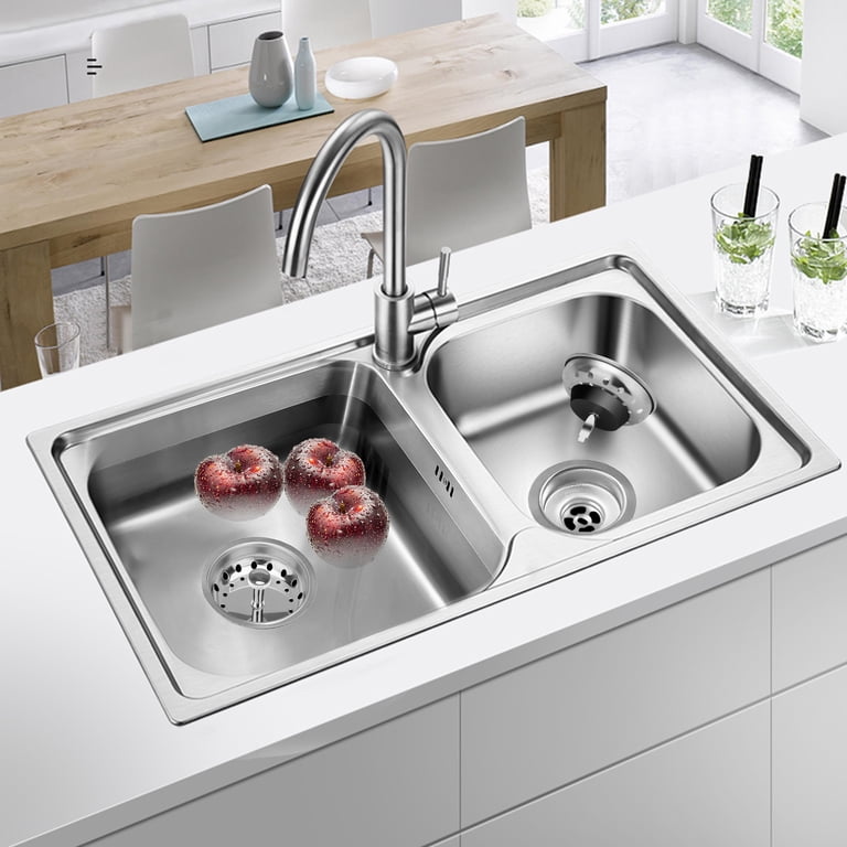 EEEkit 2-Pack Kitchen Sink Strainer Baskets, Anti-Clogging photo 2