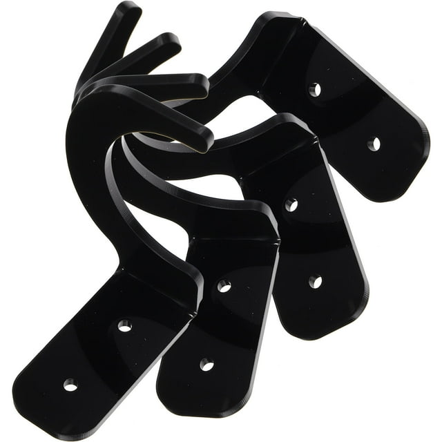 HINTRMENT 1 Set Black Acrylic and Metal Baseball Bat Display for Wall 8.2x6.2cm