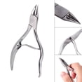 thumbnail image 3 of Gegong Pedicure Tool,Professional Stainless Steel Finger Toe Nail Ingrown Clipper Cuticle Nipper Manicure Tools, Cuticle Nipper, 3 of 8