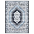 thumbnail image 7 of Tzou Boho Washable Area Rugs 8x10 for Living Room Bedroom, Non Slip Geometric Carpet for Home Office, Stain Resistant, Super Soft(Blue), 7 of 7