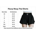 thumbnail image 2 of Fluory Sports Shorts Various Colours mma shorts Adult, Men, Women's Muay Thai pants kick Pure cotton Boxing trunks Solid, 2 of 2