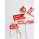 thumbnail image 2 of 5pcs New Year's Day/Chinese New Year Cake Toppers, Cupcake Picks, Dessert Decorations, 2 of 5