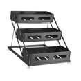 thumbnail image 4 of 3 capas Spice Rack Cabinete Sazoneing Rack Space Saving ALTIENDA ALTABLE Organizador de condimentos de condimentos para la cafetería de escritorio, 4 of 9