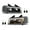 Clear/Black, variant on LED Headlights Lamp Clear/Chrome Pair Fit For Chevy Express GMC Savana 2003-19