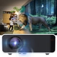thumbnail image 4 of Proyector wifi de cine en casa usb proyector LED HD portátil cine en casa USB para 480P 110-240V enchufe blanco de EE UU, 4 of 8