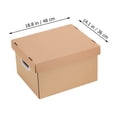 thumbnail image 2 of OUNONA Stationary Organiser Office Storage Bins File Carton Container, 2 of 8