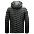 LEEyworld Winter Coats for Men Men Autumn and Winter Solid Zipper