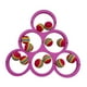 thumbnail image 4 of Juego de lanzamiento para juguetes de piscina con 12 pelotas de lanzamiento, flotador de espuma, juego de piscina para Rosa roja, 4 of 9