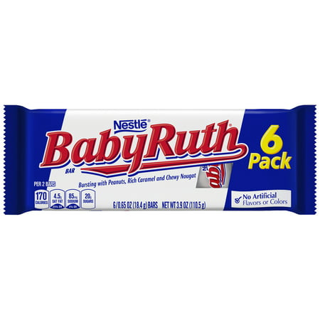 BABY RUTH Fun Size 6 Pack - Walmart.com