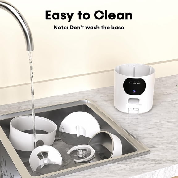 Automatic Pet Feeder with 5G WiFi & HD 1080P Camera, Smart Timed Dry Food Dispenser, 2-Way Audio, Memory Function, Night Vision, App Control for Cats & Dogs