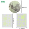 thumbnail image 2 of 435Pcs Glow In The Dark Luminous Stars & Moon Planet Space Wall Stickers Decal, 2 of 11