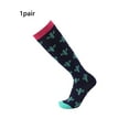 thumbnail image 3 of Chaussettes de Compression Bas de Course Genouillères Protecteur de Mollet Antidérapant Sports Extérieurs Cactus Rayé Imprimé Fleur Bas Cactus/S/M, 3 of 9