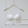 thumbnail image 4 of Sngxgn Women's Smoothing with Seamless Stretch Wireless Lightly Lined Comfort Bra(White,M), 4 of 4