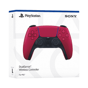 2023 New PlayStation 5 Disc Version PS5 Console with 2 Wireless Controllers - White & Cosmic Red