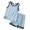 Blue, variant on XINXIAOO Toddler Boys Athletic Shorts Set Quick Dry Athletic Tank Top and Basketball Shorts Outfits Cute Green Summer Clothes Size 18-24 Months