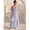 Blue and White-L, variant on Blue And White Striped Spaghetti Strap Maxi Dress With Front Cutout