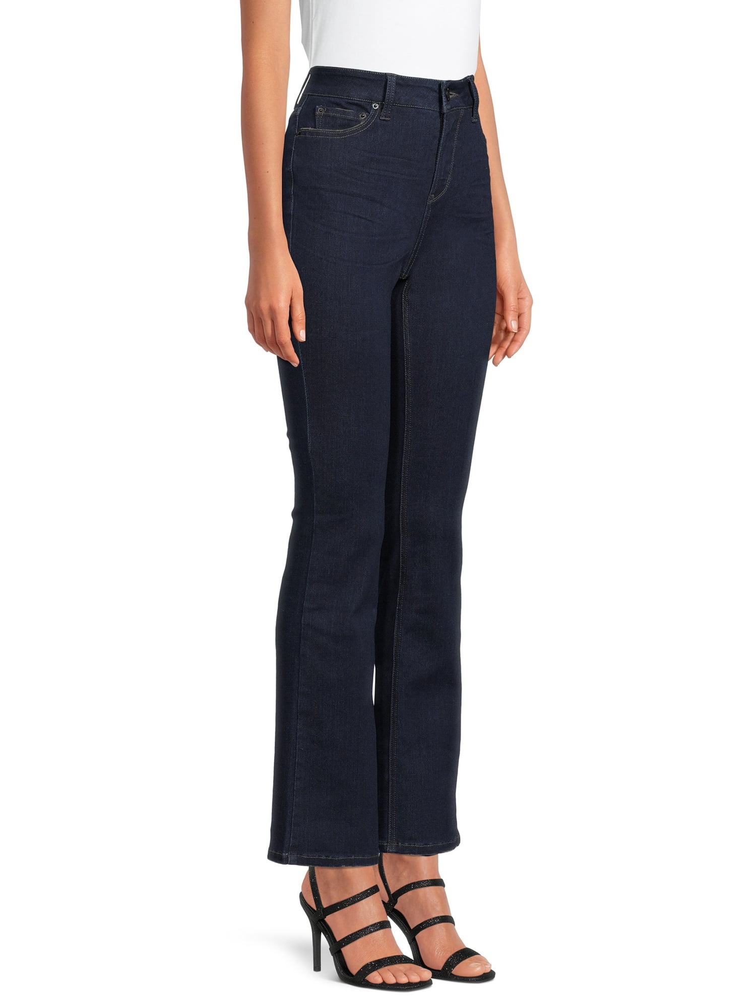 Time and Tru Women's High Rise Bootcut Jeans