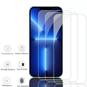 3-PACK Qixxronics iPhone 16e Screen Protector Tempered Glass Screen Protector for iPhone 16e, Bubble Free