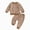 R599-Coffee, variant on NOLDARES Baby Girl Clothes Toddler Girl Outfits Ruffle Shirt Pants Cute Infant Outfit Set Baby Girl Fall Winter Clothes(Coffee,12-18 M)