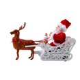 thumbnail image 2 of Bewildely Muñeco de Papá Noel, juguete de trineo de alce, coche eléctrico Universal con música para niños, juguete eléctrico de Navidad para niños, Kits de decoración para fiestas Bewildely HA008243-00B, 2 of 6