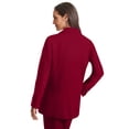 thumbnail image 2 of Jessica London Women's Plus Size Casual Long Sleeve Linen Blazer Jacket with Pockets, 2 of 6