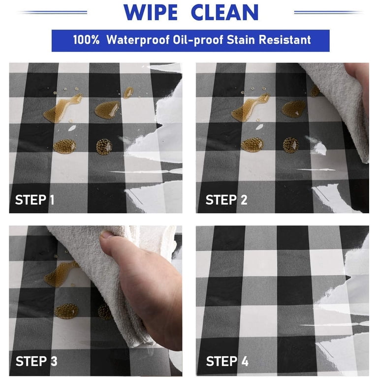 Hiasan Clear Vinyl Rectangular Tablecloth Protector photo 5