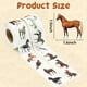 thumbnail image 2 of Rollo de pegatinas H1vojoxo con forma de caballo realista para niños, 1000 unidades, 2 of 6