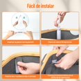 thumbnail image 2 of Cesto Para la Ropa con Tapa, 100L Cesto Ropa Sucia con 1 Bolsa Extra&iacute;ble, Cesto de Almacenamiento de Ropa para Lavar Y Guardar Ropa, Adecuado para Ba&ntilde;os, Salas de Estar, Dormitor, 2 of 7