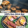 thumbnail image 4 of Copper Grill Mats for Outdoor Grill -Set of 5 Nonstick BBQ Grill Mat 15.75 x 13", Reusable & Heavy Duty Under Grill Mat, Oven Liner, Works for Gas, Charcoal, Electric Grill, 4 of 5