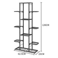 thumbnail image 4 of 5/7 Tier Large Metal Plant Stand, Flower Plant Display Stand Waterproof Plant Shelf Multiple Flower Pot Holder for Patio Porch Garden Balcony Bedroom, 4 of 7