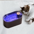 thumbnail image 1 of Fuente de agua para gatos , dispensador de agua para interiores, cachorros, s, USB silencioso Luz de Colco  Bebedero para gatos, 1 of 8