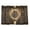Abstract Bronze Geometric, variant on Haosy 2 Panels Rod Pocket Tier Curtains 27 x 24 Light Filtering Privacy Patchwork Semi Sheer for Kitchen Bathroom, Abstract Bronze Geometric