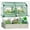 78.7"L x 39.4"W Greenhouse with 6X3 FT Raised Bed, variant on Pop up Greenhouse Tent Cover Tunnel Plant House,Large Gardening Flower Sunshine Room with Mesh Windows,Backyard PE Cover for Cold Frost Protector with Stakes and Rope Guys (Medium Size)