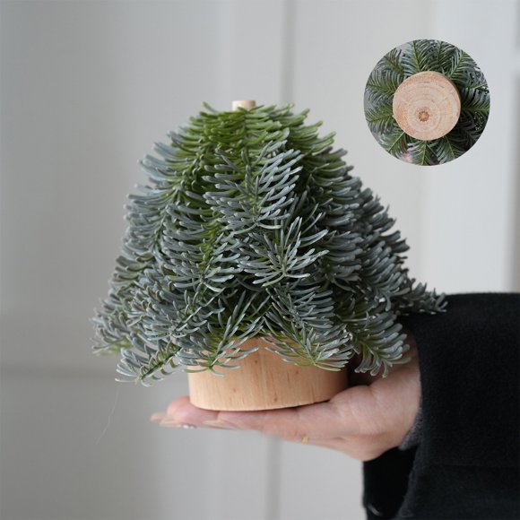 Dvkptbk Plastic Tree Hand Christmas Tree Christmas Decorations Ornament Mood Scene Decoration Holiday Products Christmas Decorations