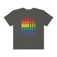 thumbnail image 2 of Grunge Pride: Rainbow Flag Comfort Colors 1717 T-Shirt Tee, 2 of 3