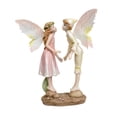 thumbnail image 2 of Besos pareja estatua de ángel, resina, centro de mesa, adorno romántico de trabajo de arte para bodas de cumpleaños de aniversario de vacaciones, 2 of 9