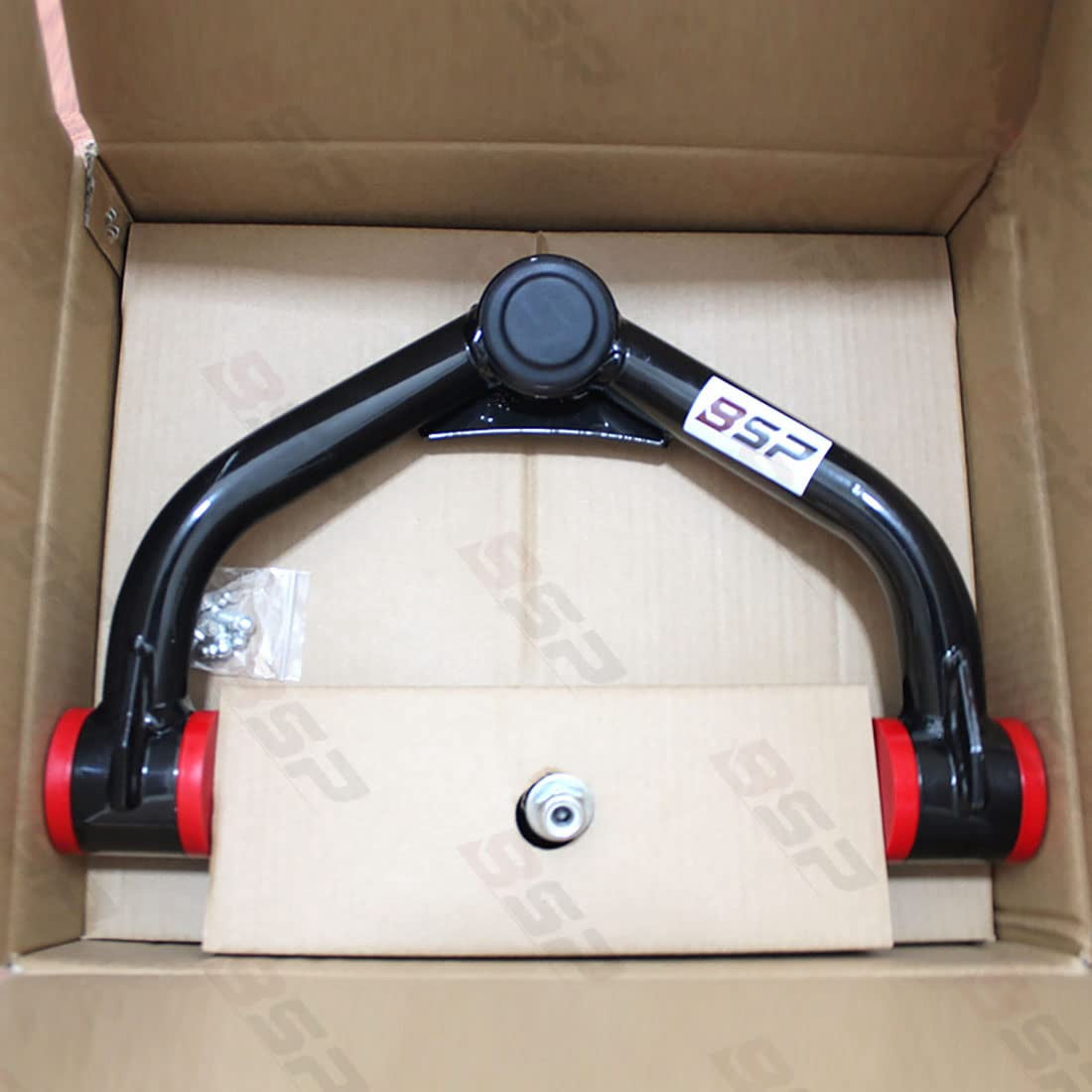 BST BSSP Front Upper Control Arms For 2-4" Lift Compatible for 2011-2019 GMC Sierra Chevy Silverado 2500 3500 HD 2WD 4WD 8 Lug w/Ball Joints, Heavy-Duty 3" Suspension Lift Kit, Pair Set