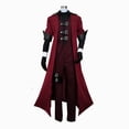 thumbnail image 3 of AniLV Nueva serie navideña Uniforme de Papá Noel Cosplay Trajes de vestir cálidos de terciopelo rojo de felpa de Navidad, 3 of 5
