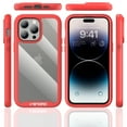 thumbnail image 5 of Elegant Choise for iPhone 14 Pro Case with Built-in Back Protector Shockproof Phone Cover, Red, 5 of 14