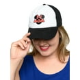 thumbnail image 4 of Disney Gorra de Béisbol de Minnie Mouse para Mujer, Color Negro, Blanco y Rojo, 4 of 8