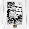 thumbnail image 2 of Saturday AM Clock Striker Manga Page CO2 Burst Adult White Long Sleeve Tee - XL, 2 of 4