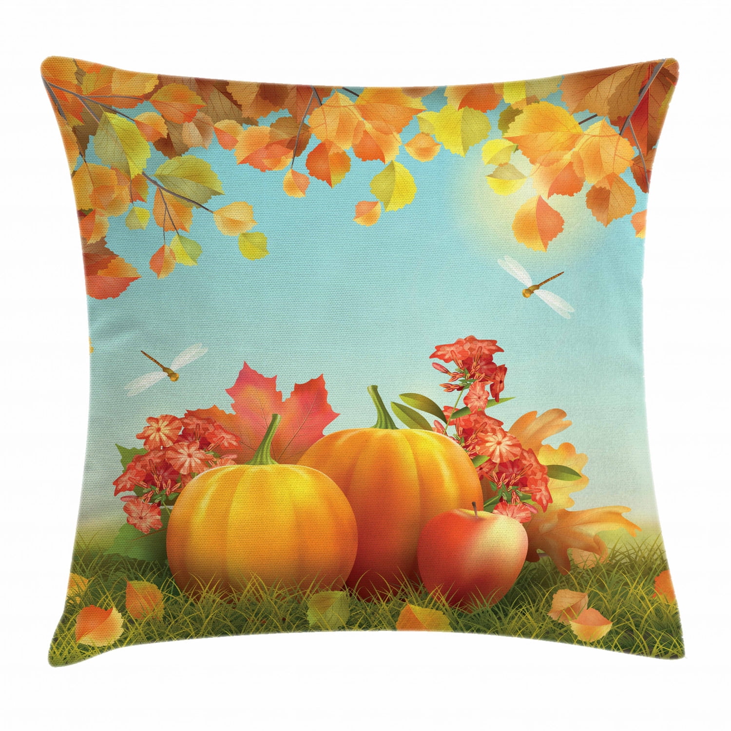 Harvest Throw Pillow Cushion Cover, Fall Season Yield Thanksgiving
