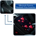 thumbnail image 5 of Valentine's Day Soft Comfortable Furry Printed Car Armrest Mat Cover 12.5x8.2 Inch Armrest Accessories, 5 of 6